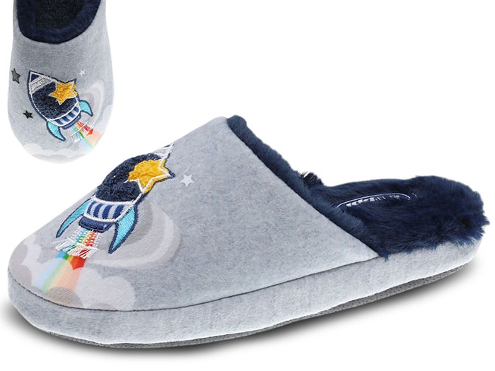 Zapatilla interior juvenil
